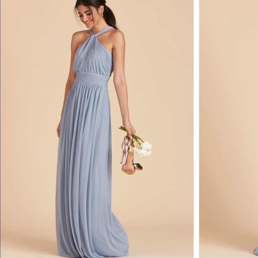 Birdy Grey Dusty Blue Bridesmaid Dress! Size Small